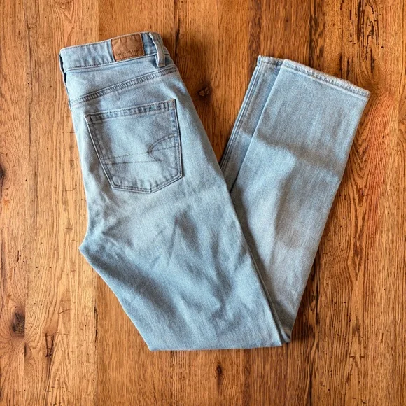 American Eagle Mom stretch Straight-Leg Jeans - X-long! - Picture 6 of 7